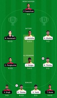 Dream11 Team for Bhutan vs Thailand - Malaysia T20I Quadrangular Series 2022.